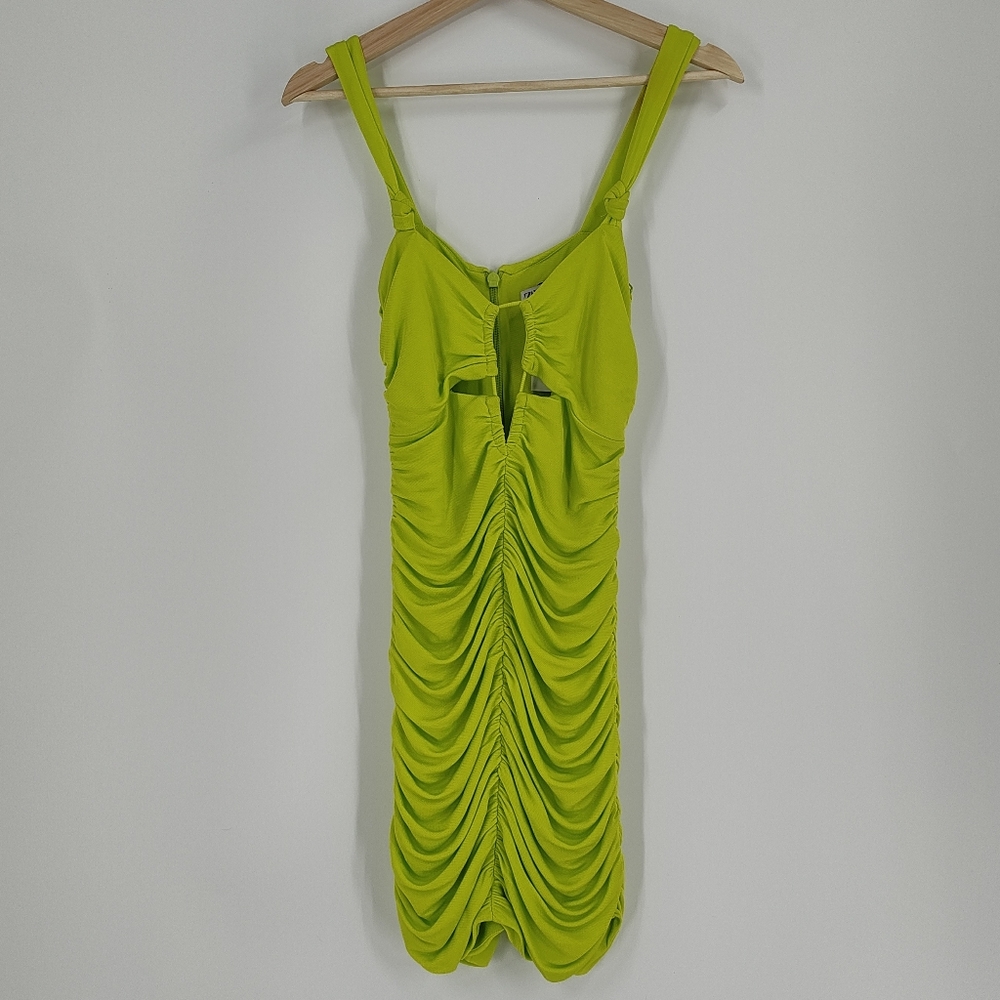 Zara | draped mini dress